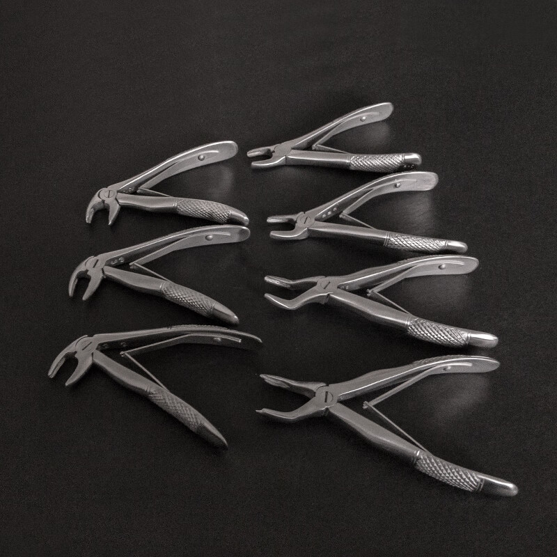 儿童牙钳宠物猫狗拔牙钳上下颌钳子拔智齿医用工具不锈钢牙科器械 牙