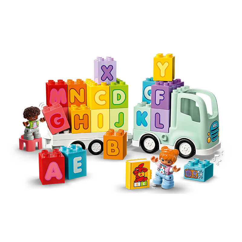 【准新品】乐高（LEGO）积木拼装得宝10421 百趣字母卡车大颗粒积木桌儿童玩具生日礼物  