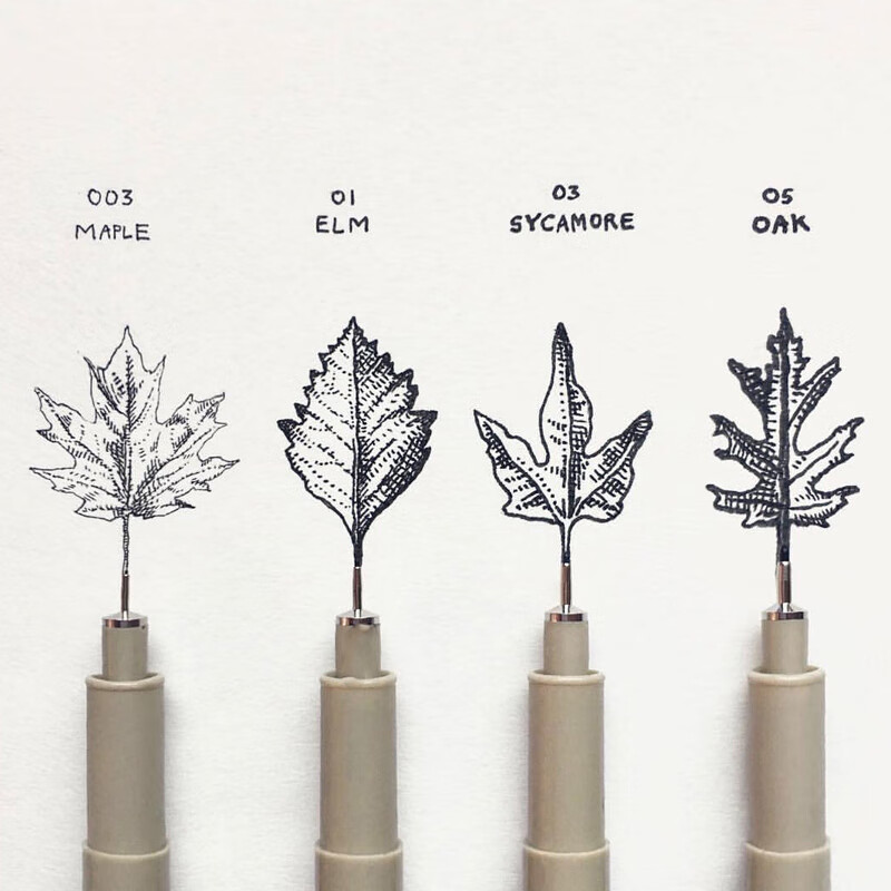 日本sakura樱花文具针管笔防水勾线笔手绘樱花笔美术生学生专用动漫画