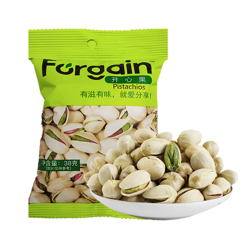 富锦坚果开心果独立小包装38g*6袋随身便携办公室休闲零食 开心果38g*