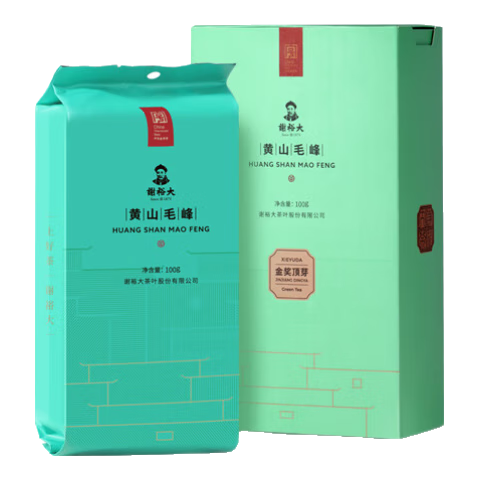谢裕大2025新茶上市绿茶金奖顶芽安徽黄山毛峰特级一等100g明前卡盒装