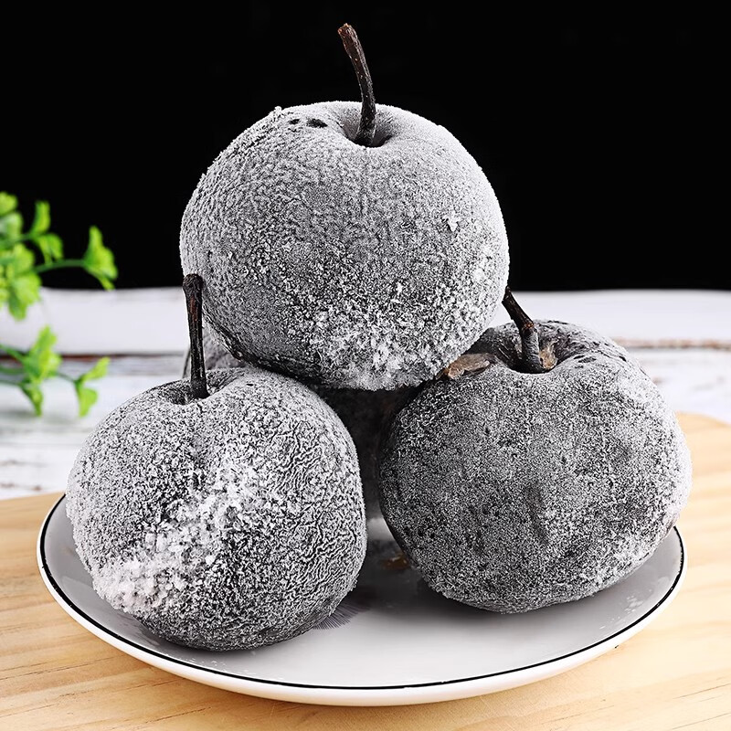 守望乡村东北冻梨4斤 梨子新鲜水果黑梨 花盖梨整箱秋梨延边当季特产 东北冻梨4斤