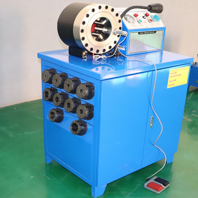 高压油管锁管机钢管缩口机胶管自动扣压机脚手架压管机液压啤喉机