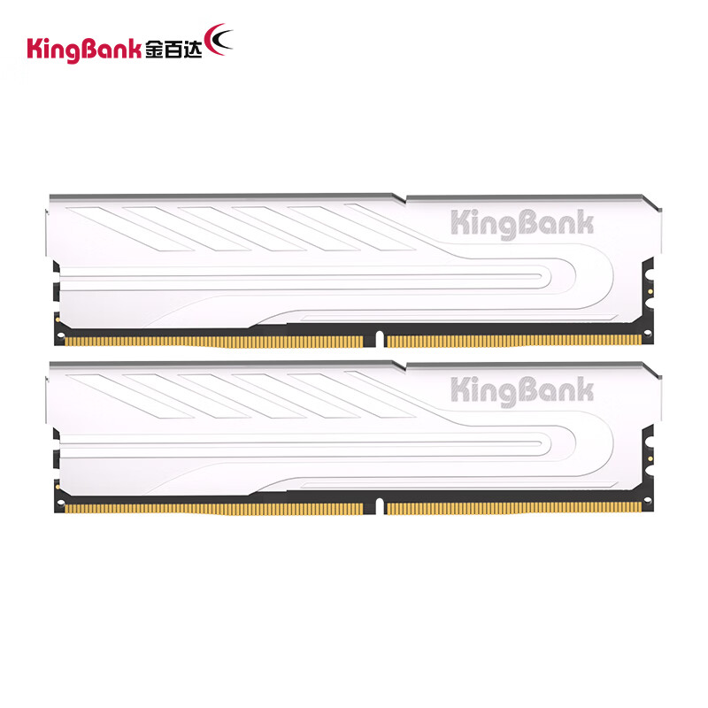 金百达（KINGBANK）国际版 台式机内存条16GB 6400 DDR5 银爵 海力士颗粒 C32