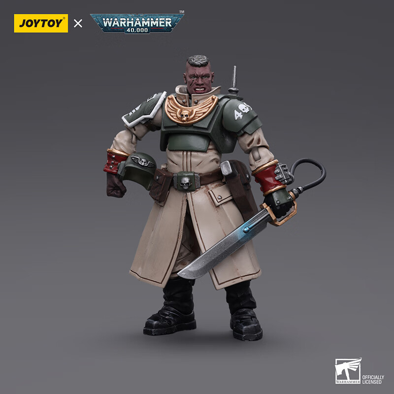 指挥5人组118可动兵人模玩 装备动力剑的指挥官 星界军 卡迪亚指挥组