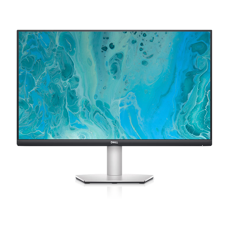 国家补贴:戴尔 27英寸 4K显示器 IPS 内置音箱 旋转升降  FreeSync 电脑显示屏 S2721QS  防蓝光版
