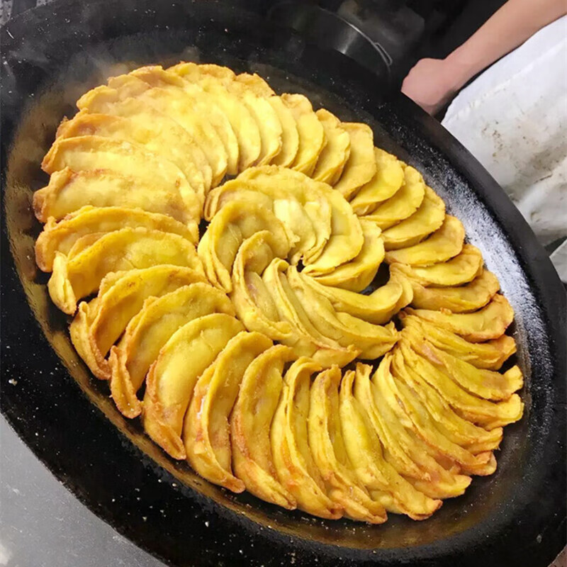 虎钢馋南京传统美食特产小吃 清真牛肉锅贴