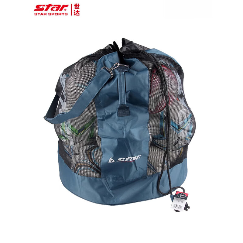 世達(dá)足球包排球收納袋20個(gè)裝大容量籃球手球訓(xùn)練比賽裝球?qū)S?XT200【牛津布】足球包20個(gè)裝