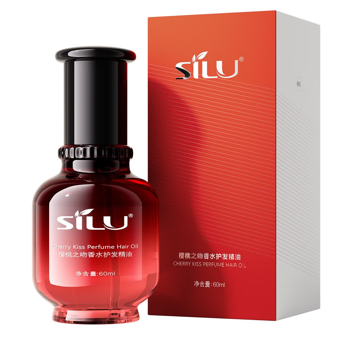 樱桃之吻香水护发精油直发卷发phc免洗护发油 红色60ml 香奈儿-邂怂