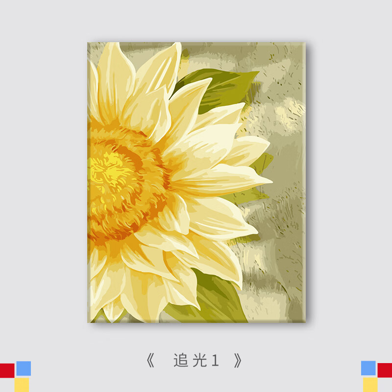 数字油画diy填色画填充手工手绘减压治愈油彩画风景花卉客厅挂画 hm