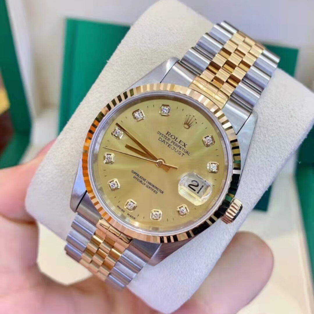 劳力士日志系列16233黄盘大钻 原钻36mm