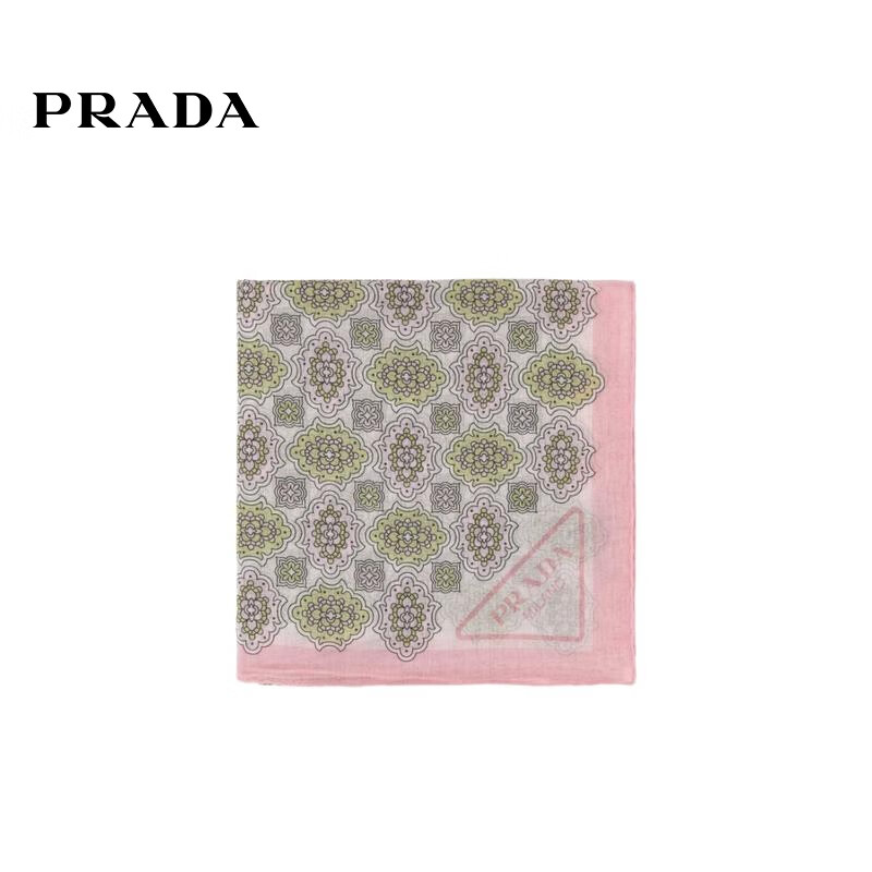 普拉达(prada)七夕礼物 编辑精选女士徽标围巾 f0442 均码