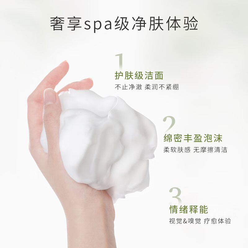 枫缇(Ble de Fonty)冰藻洁面膏120ml 小球藻CPEs净澈洗面奶 面部清洁保湿护肤 冰藻洁面120ml