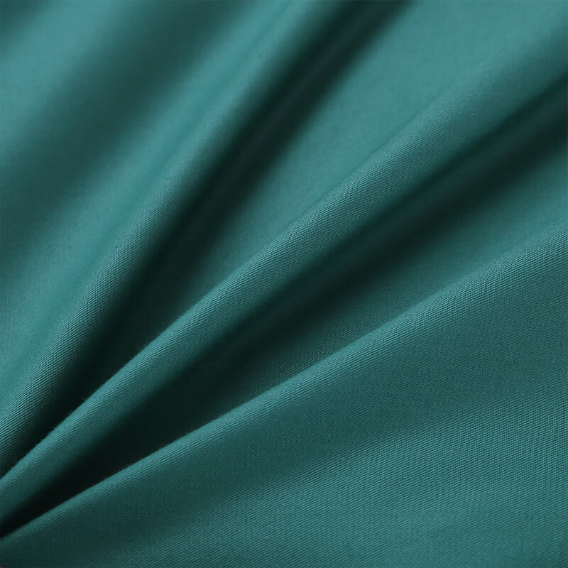 恒源祥 抱枕被 全棉绣花多功能抱枕被子盖毯亲肤透气可折叠薄被子毯子 全棉抱枕被-简约羽毛(绿色) 50*50展开150*195