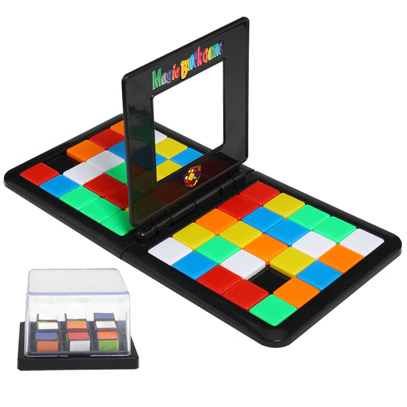 好沐音(haomuyin)华容道对战魔方强大脑滑动拼图游戏智力解题通关玩具