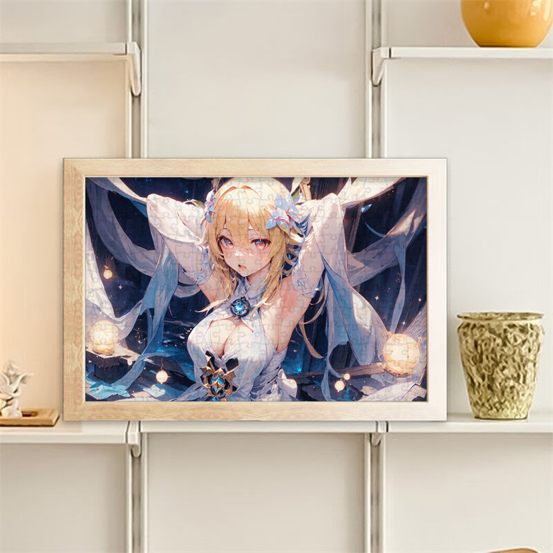 贝木惠(beimuhui)荧魈木质拼图含框原神游戏动漫二次元周边diy个性