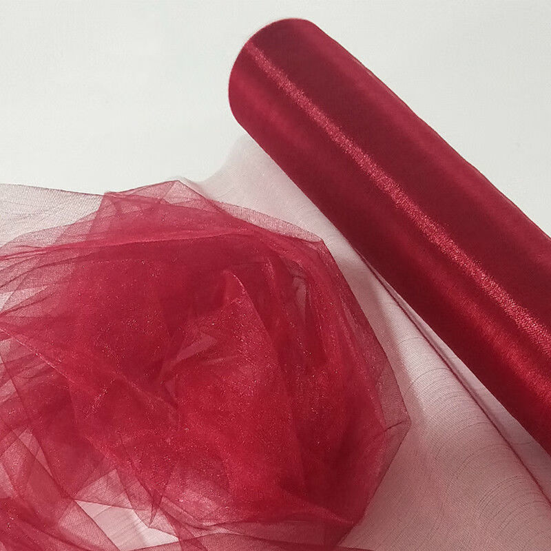 酒红色纱幔红色纱幔桔红纱大红纱幔装饰纱婚礼动布置装饰沙曼 酒红宽