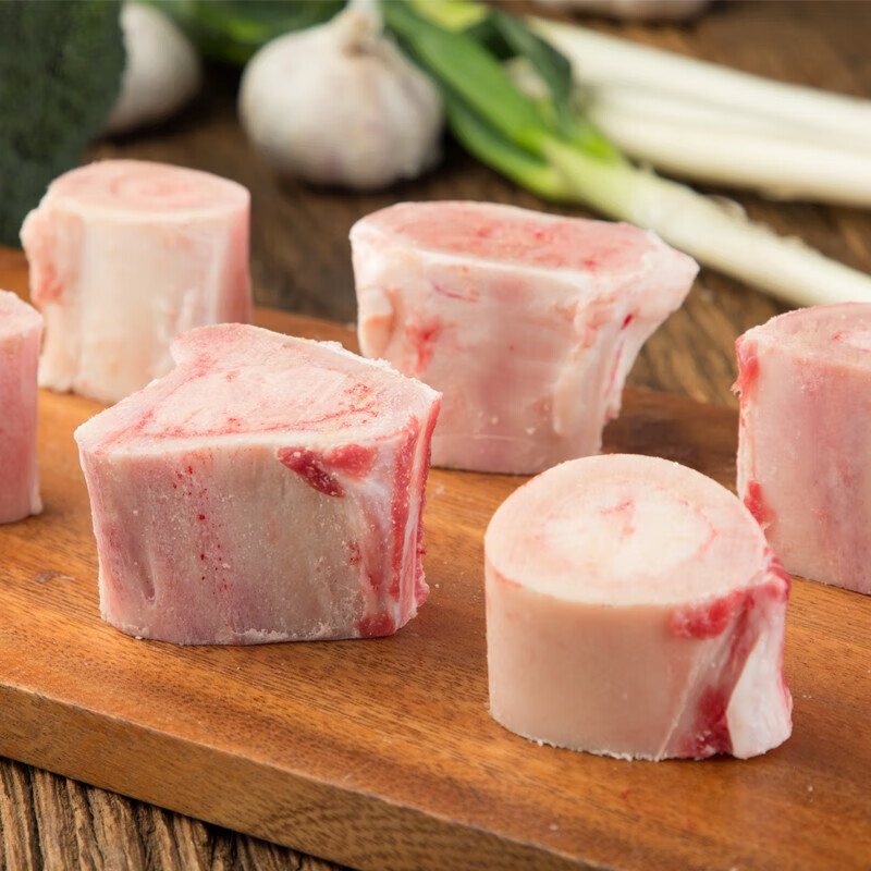 伊舜新鲜现宰杀黄牛牛骨髓牛筒骨生鲜牛棒骨现杀黄牛腿骨熬汤 筒骨骨髓2000克