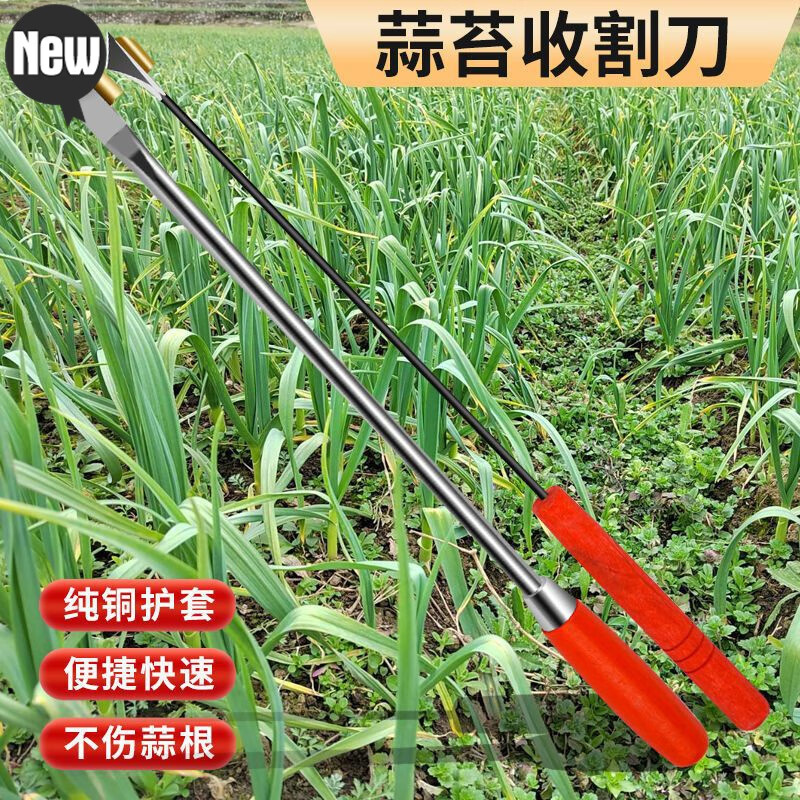 山头林村抽蒜苔专用工具实心的收割抽蒜苔器抽拔器拔抽蒜苔打蒜苔划剥