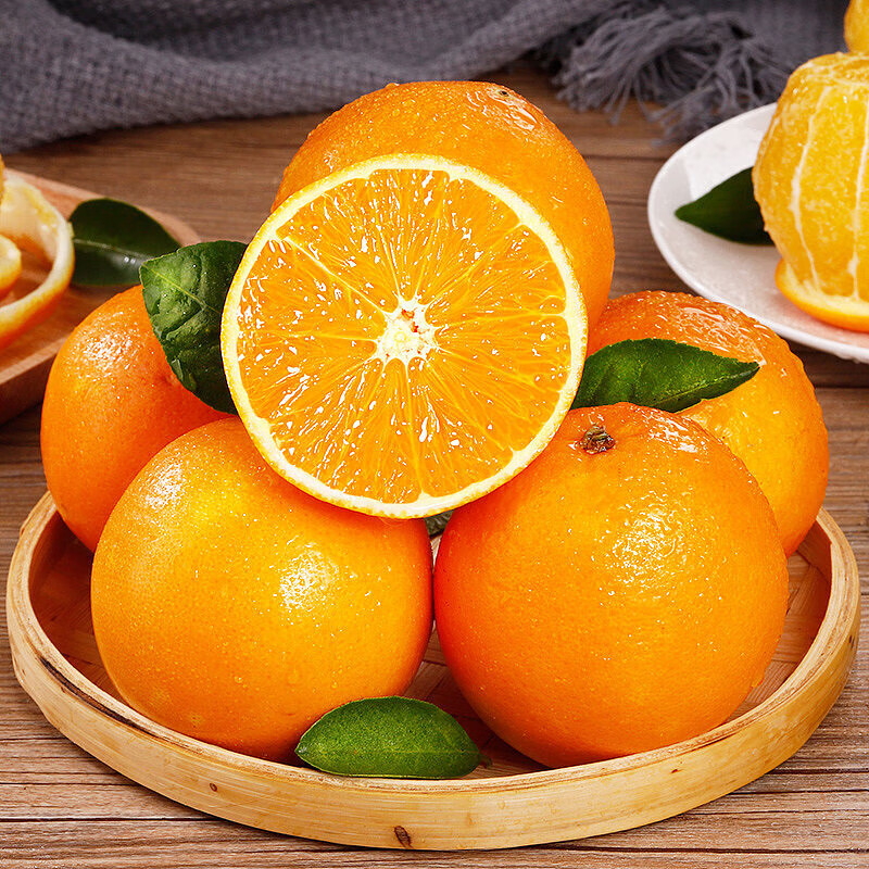 天乐优选伦晚脐橙春橙新鲜橙子当季水果整箱 3斤单果60-65mm