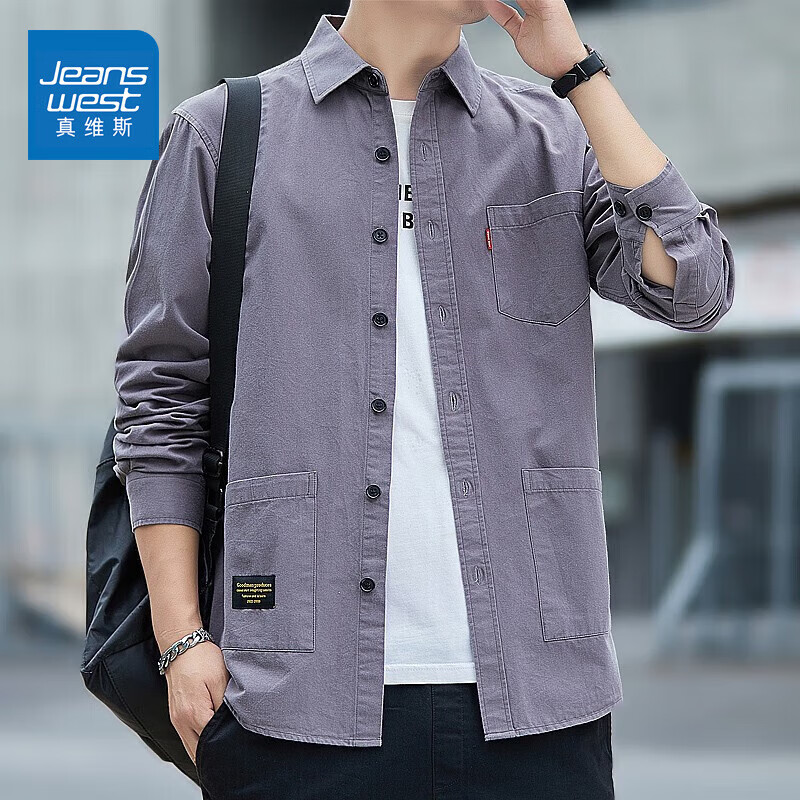 ���ڲ�������ά˹��Jeanswest����ʿ�������䴿�޴��＾�¿װ���޳�����������װ�������� ��ɫ M 70.5Ԫ