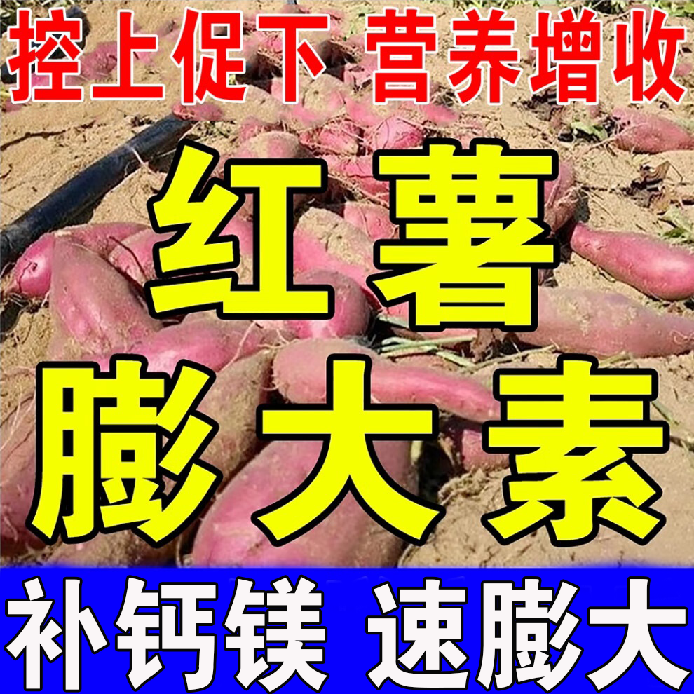 红薯专用膨大剂红薯专用控旺膨大素增产防裂叶面肥膨大剂不含激素