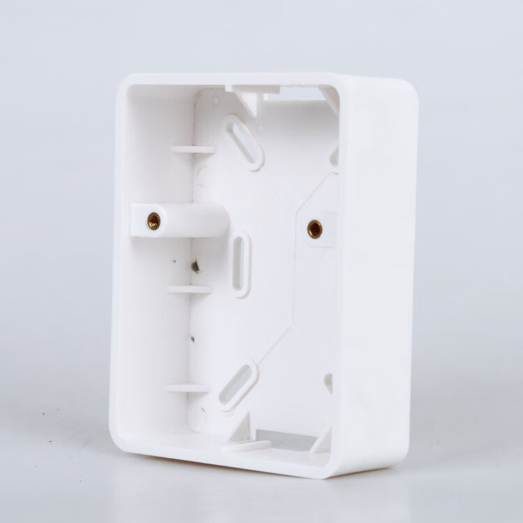 扑哩扑剌明装底盒118型明盒 漏电空气开关插座线盒保护器专用底座暗装