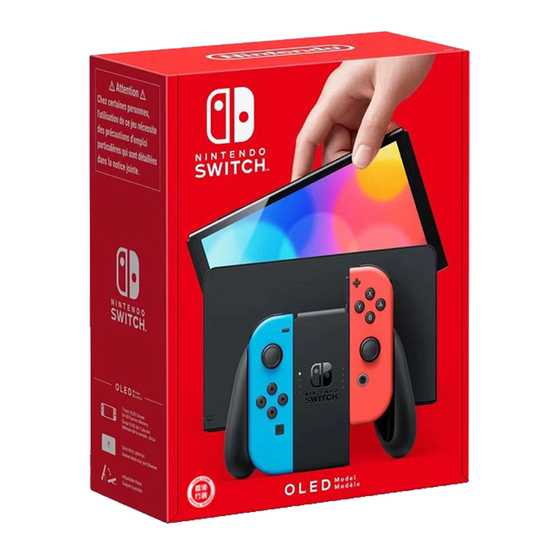 任天堂（Nintendo）Switch OLED/续航加强版日版/港版游戏机  NS便携家用体感掌机 港版OLED红蓝64GB（保税仓）