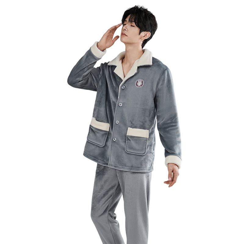 è�� ˫��ɺ���� ��ʿ˯����װ �Ӻ��ﶬ�Ҿӷ� ���⴩ 25����Ʒ 67.5Ԫ(����ȯ)