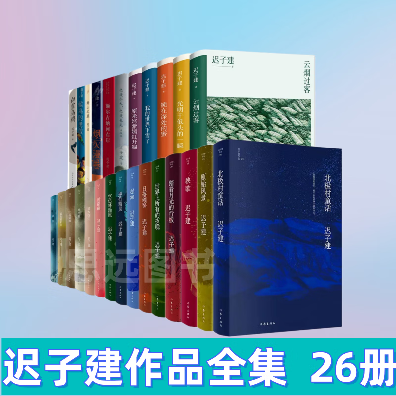 迟子建作品全集   26册  迟子建散文  小说集   额尔古纳河右岸 也是