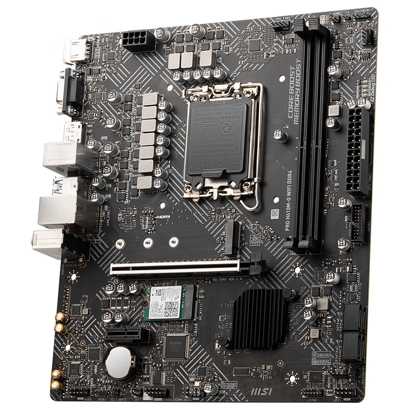 微星 PRO H610M-G WIFI DDR4 图 5