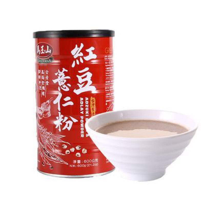 马玉山红豆薏米粉600g代餐五谷粉饱腹即冲食品进口红豆薏仁水 600g