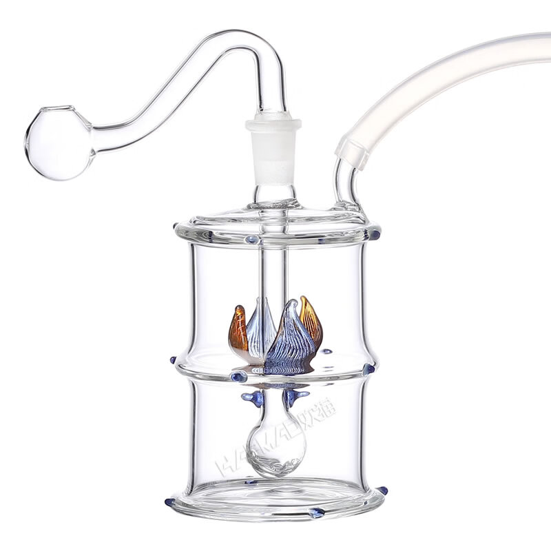 47莲花玻璃水烟壶多重过滤水烟壶水烟袋烟锅水烟斗壶壶全套配件 壶 2