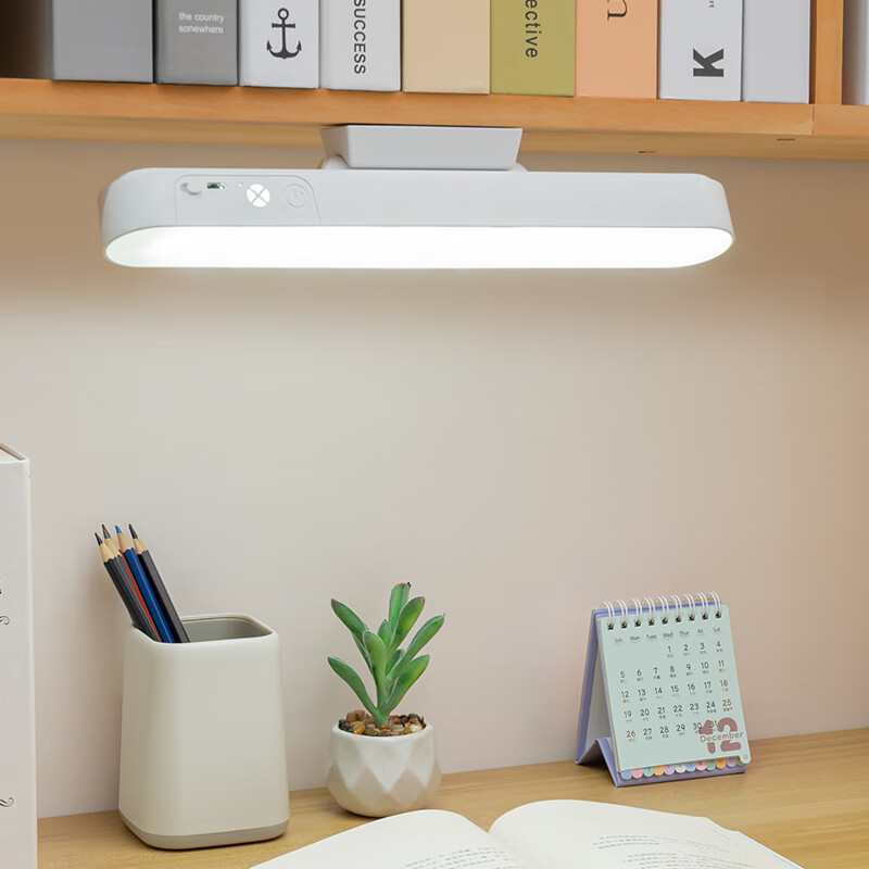 鑫捷新护眼台灯学生学习写作业阅读USB充电宿舍卧室磁吸式LED酷毙灯 充电款+立架+充电线【AAA护眼】