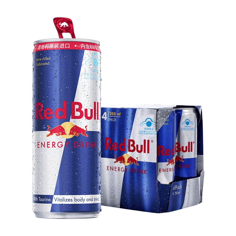 ţRed Bullάعϰµں800mgţ250ml*4 44Ԫ