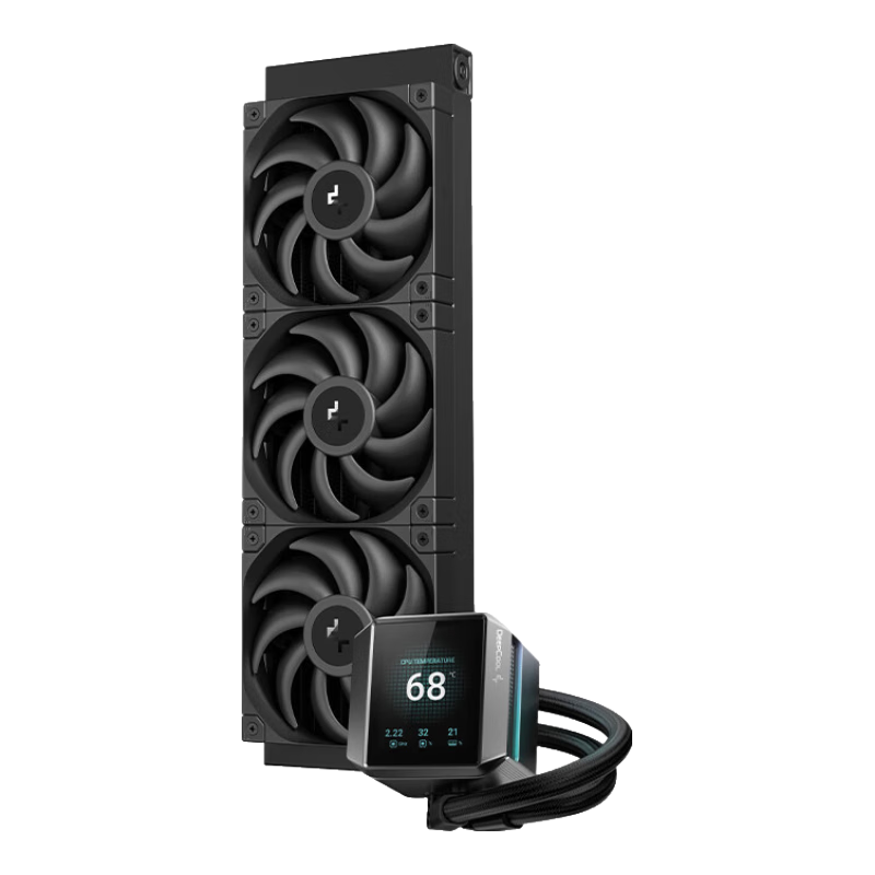 九州风神（DEEPCOOL）MYSTIQUE冰暴360 LCD屏显360水冷cpu散热器（2.8英寸真彩LCD屏/5代高能水泵/全速域低噪）