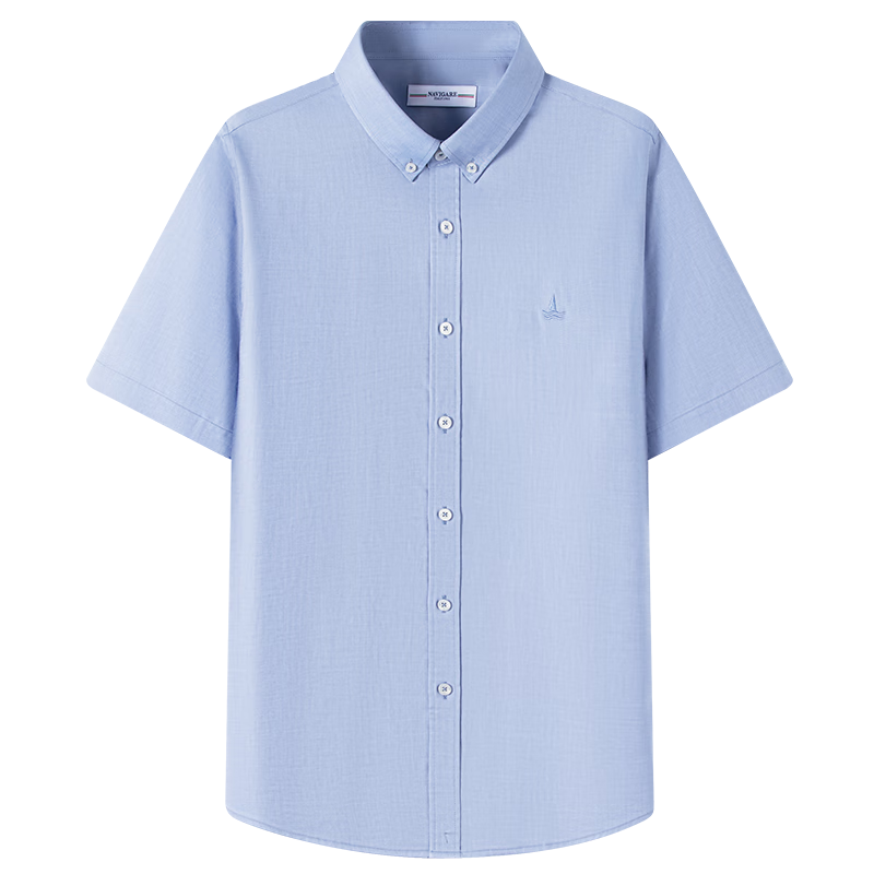 Navigare意大利小帆船男士襯衫25春夏季新品休閑簡(jiǎn)約風(fēng)襯衣棉質(zhì)親膚外套男 暗珠寶藍(lán) M