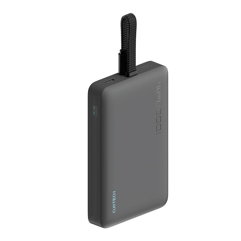 酷态科酷态科自带线磁吸充电宝电能块PD快充适用iPhone16Promax 自带线磁吸充电宝 星云灰 10000mAh
