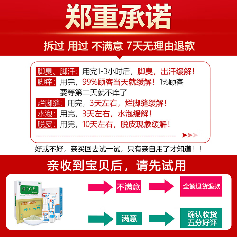 润芷堂脚气脚痒【一次搞定】脚气泡脚脚止痒专用脱皮水泡喷剂臭专用止痒脱皮水泡烂脚丫喷剂主图3