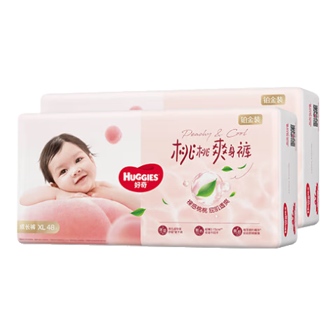 棨HuggiesװɳXL96Ƭ(12-17kg)ӴӤʪСҿ㳬͸128.52Ԫ