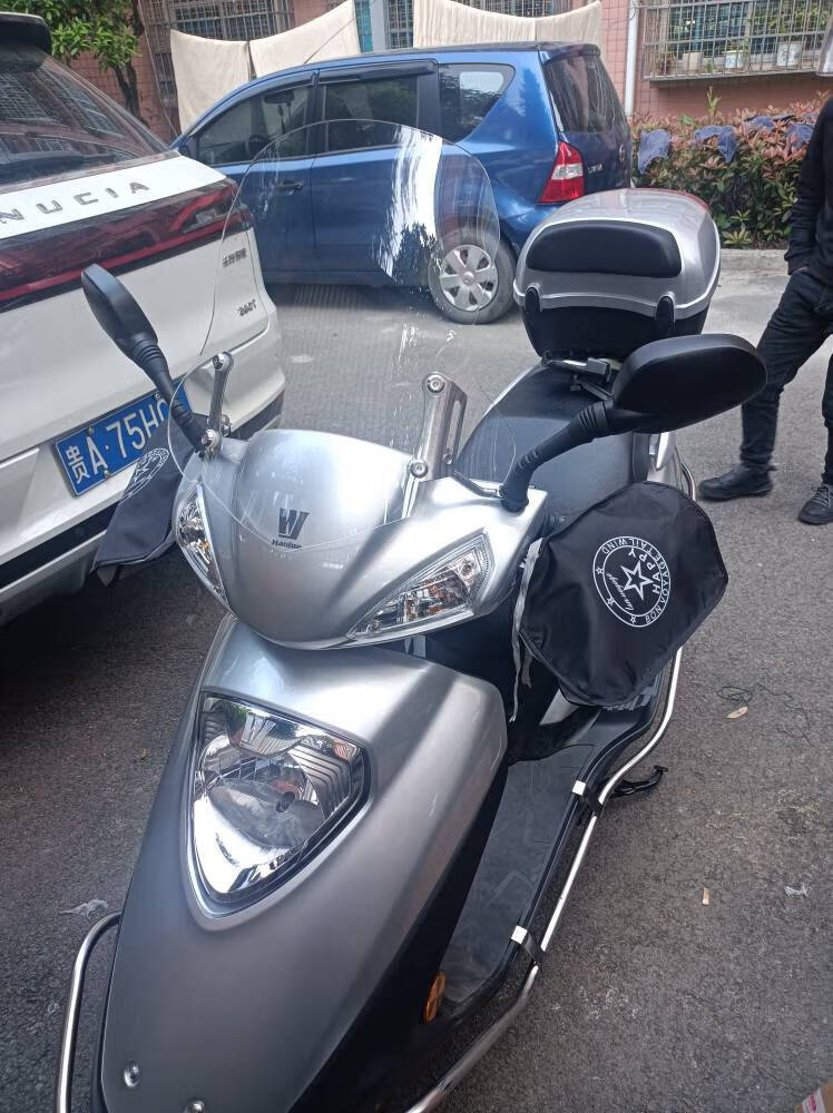 改装前挡风玻璃 新悦星afr125风挡 咨询客服宋宋10转10反牙增高螺丝