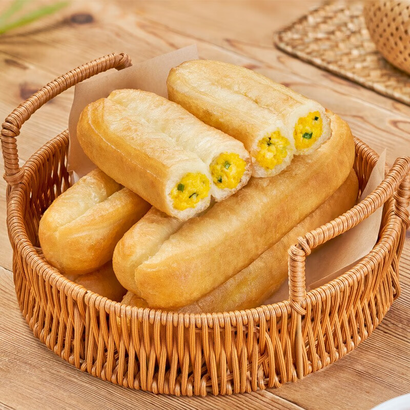 灌蛋油条540g鸡蛋夹心油条夹炒蛋早餐半成品空气炸锅速食 特惠装灌蛋