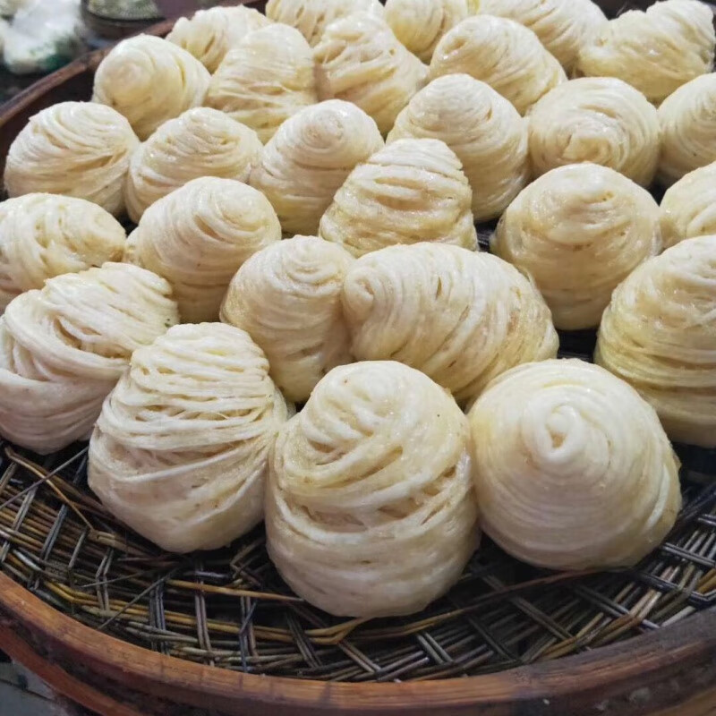 i四川宜宾特产面食早餐传统老式粑粑燕窝丝银丝卷 小吃粗粮粑 原味