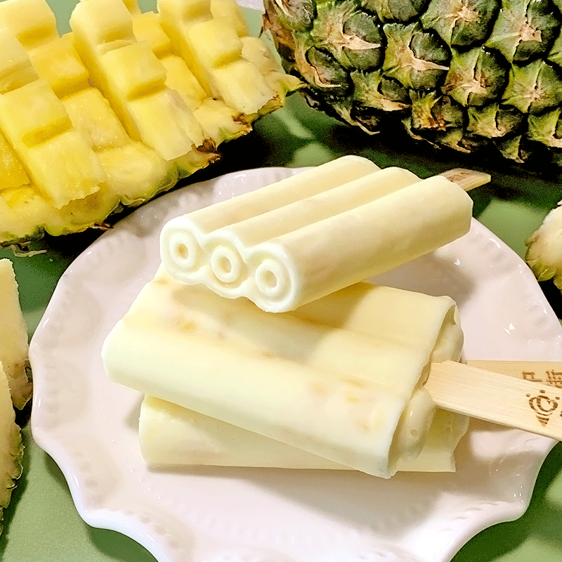 中街大果航天系列 菠萝牛奶口味雪糕75g*4支 非遗 冰激凌冷饮冰淇淋