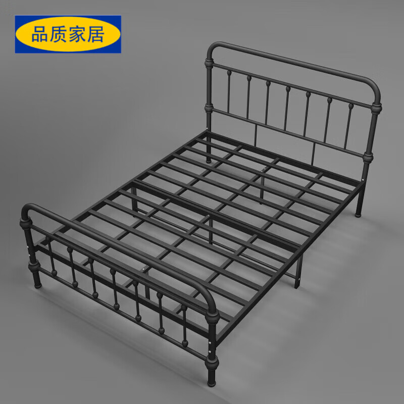 生态宜家【官方直销】双人床铁艺床1.5米铁架床单人床1.
