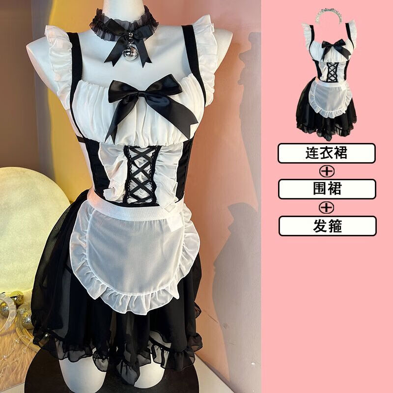 床上攻速裙方便办事一体性感透视女仆装cosplay床上纯欲制服诱惑免脱