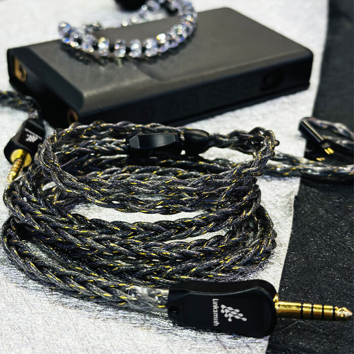 线艺匠黑蠍子（金尾）平衡线耳机升级线 索尼1ER-Z1R/1ER-M9/1ER-M7 4芯卡农 平衡口