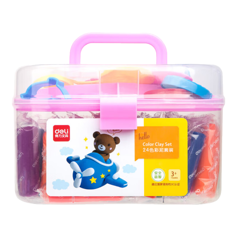 ���ڲ�����������deli����ͯ24ɫ������Ƥ���ֹ�diy��ճ���������������Ů����� 19Ԫ