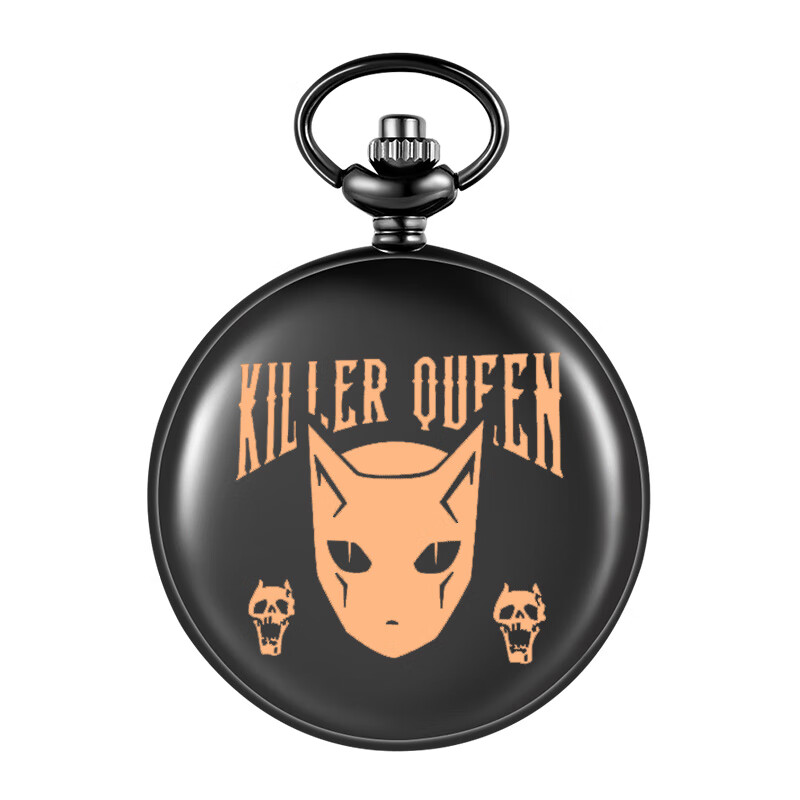动漫周边学生钟表 二次元男女挂件手表项链表 杀手皇后 挂链款(挂裤扣