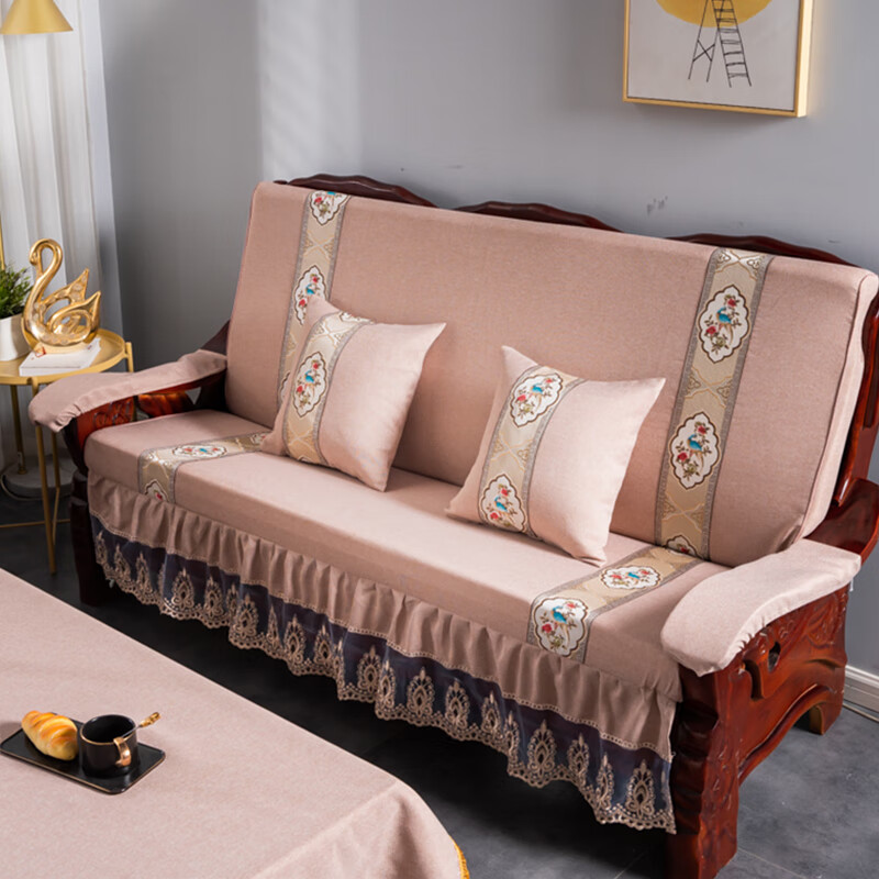 渺帆联邦椅老式实木沙发坐垫加厚加厚实木沙发垫带靠背头春秋联邦